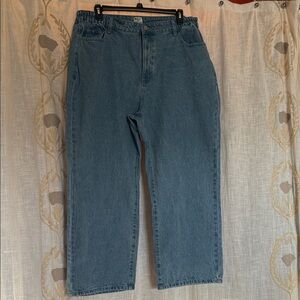 Shiny By Nature High-Rise Relaxed Fit Medium Wash Jeans